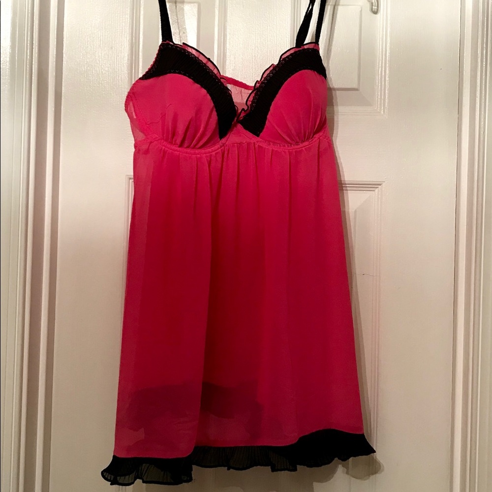 Hot pink nighty set